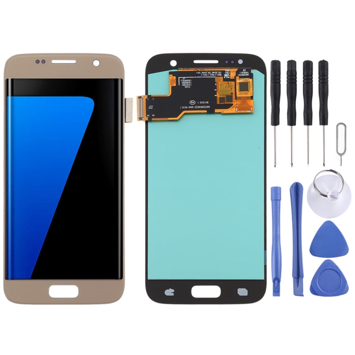 Pantalla LCD de material OLED y ensamblaje completo del digitalizador para Samsung Galaxy S7