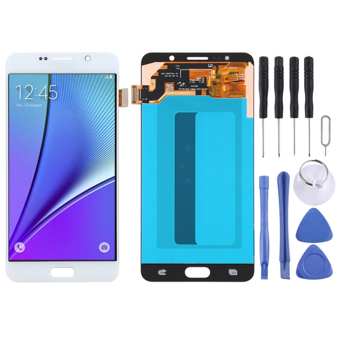Pantalla LCD de material OLED de 5,5 pulgadas y ensamblaje completo del digitalizador para Samsung Galaxy Note 5