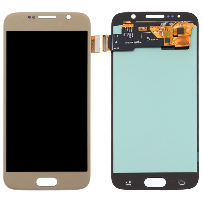 Pantalla LCD de material OLED y ensamblaje completo del digitalizador para Samsung Galaxy S6