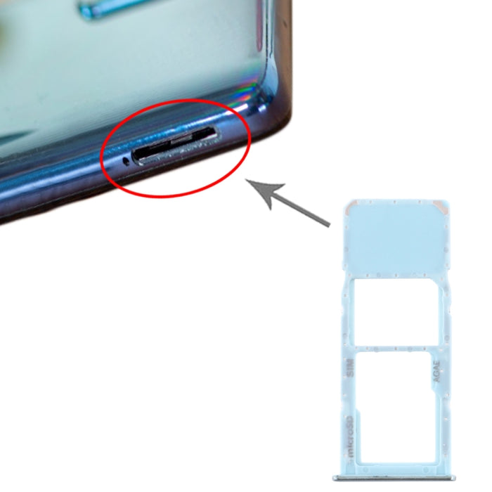 Para Samsung Galaxy A71 / A715 Bandeja Tarjeta SIM + Bandeja Tarjeta Micro SD