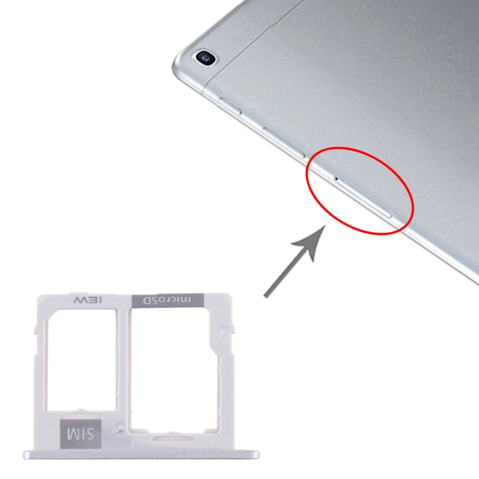 Para Samsung Galaxy Tab A 10.1 (2019) / SM-T515 Bandeja Tarjeta SIM + Bandeja Tarjeta Micro SD