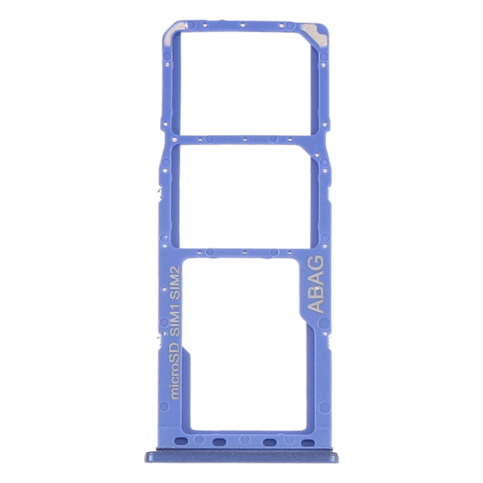 Para Samsung Galaxy A21s Bandeja Tarjeta SIM + Bandeja Tarjeta SIM + Bandeja Tarjeta Micro SD
