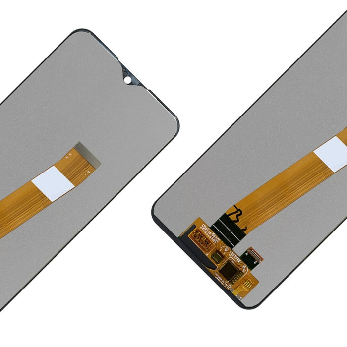 Pantalla LCD original de material TFT PLS y ensamblaje completo del digitalizador (cable flexible ancho) para Samsung Galaxy A01