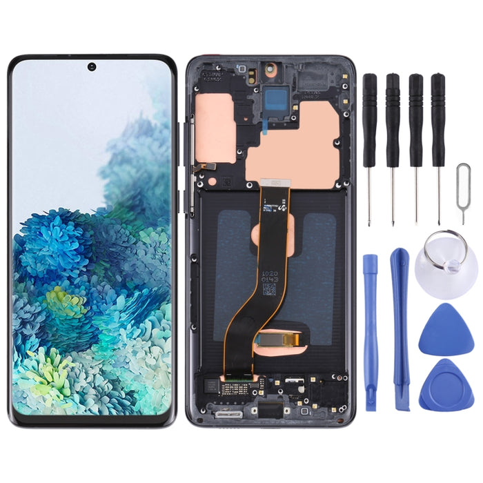 Pantalla LCD Original y Montaje Completo del Digitalizador con Marco para Samsung Galaxy S20+ 5G SM-G986B/G985