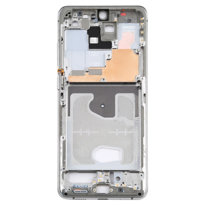 Para Samsung Galaxy S20 Ultra Placa de bisel de marco medio con teclas laterales