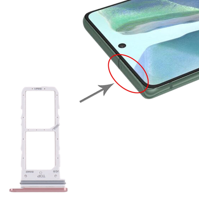 Para Samsung Galaxy Note20 Bandeja de tarjeta SIM + Bandeja de tarjeta SIM