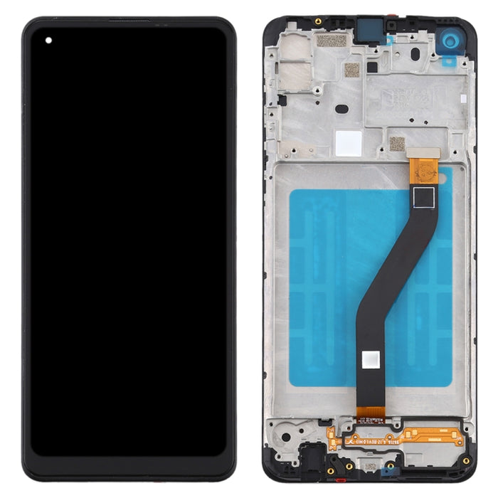 Pantalla LCD y digitalizador de montaje completo con marco para Samsung Galaxy A21 / SM-A215
