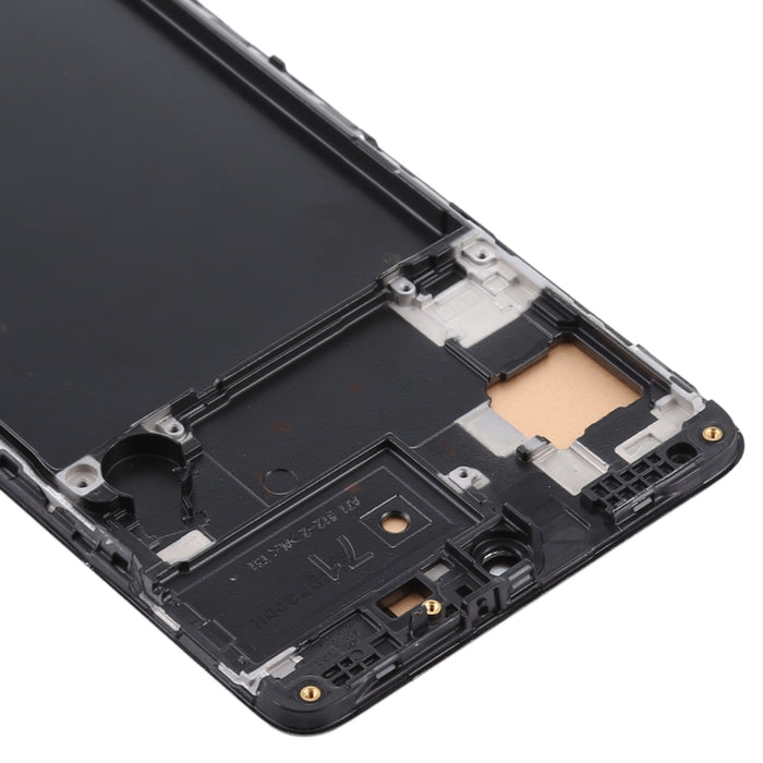 Pantalla LCD de material TFT y ensamblaje completo del digitalizador con marco (no admite identificación de huellas dactilares) para Samsung Galaxy A71 / SM-A715