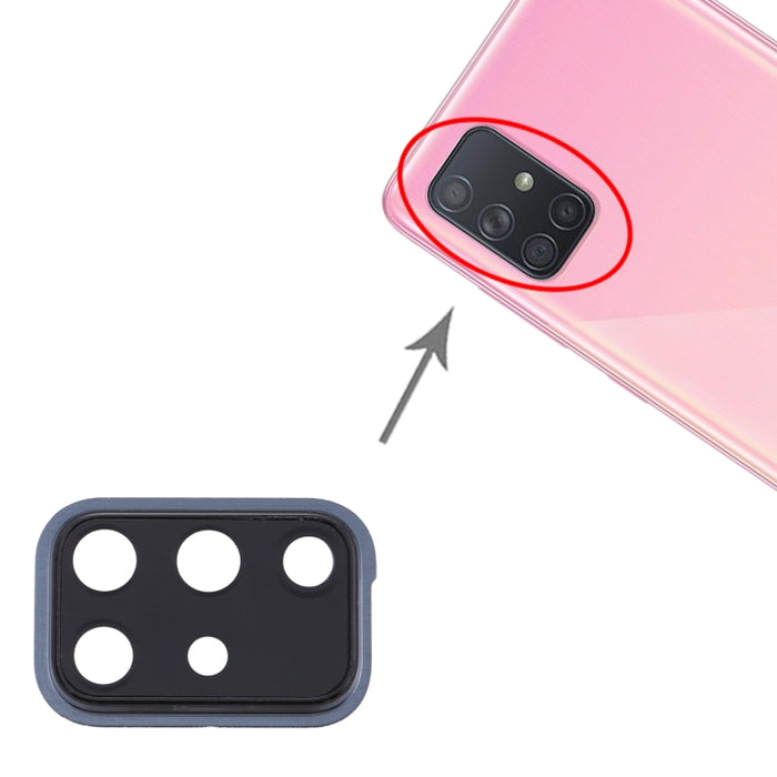 Para Samsung Galaxy A71 10 piezas cubierta de lente de cámara