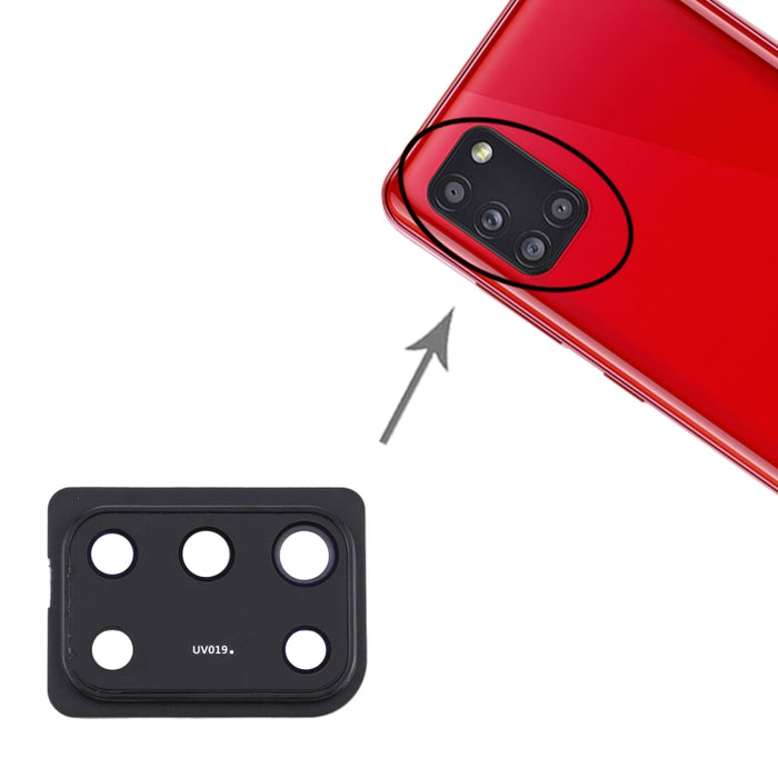 Para Samsung Galaxy A31 10 piezas cubierta de lente de cámara