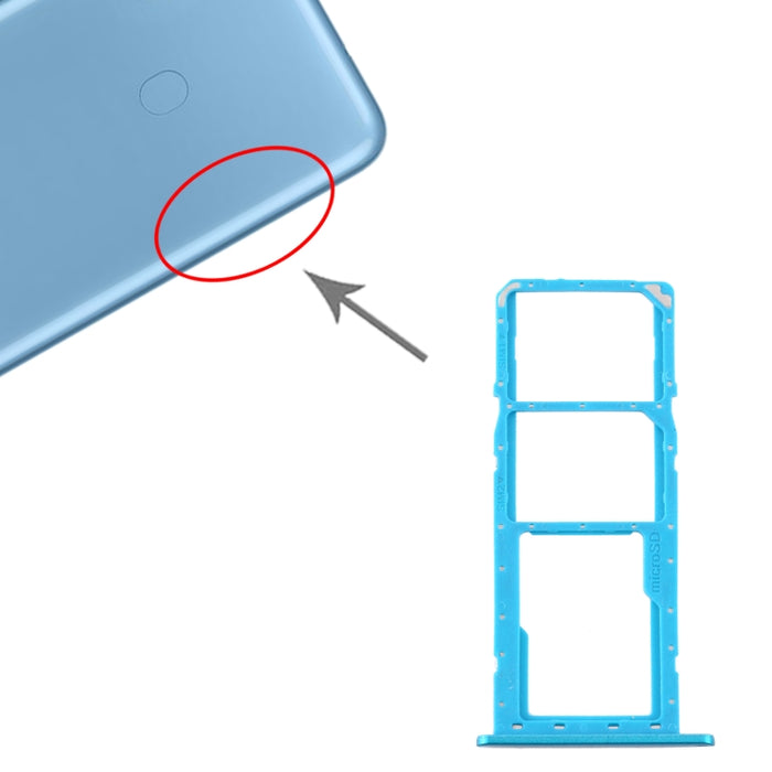 Para Samsung Galaxy A11 SM-A115 Bandeja de tarjeta SIM + Bandeja de tarjeta SIM + Bandeja de tarjeta Micro SD