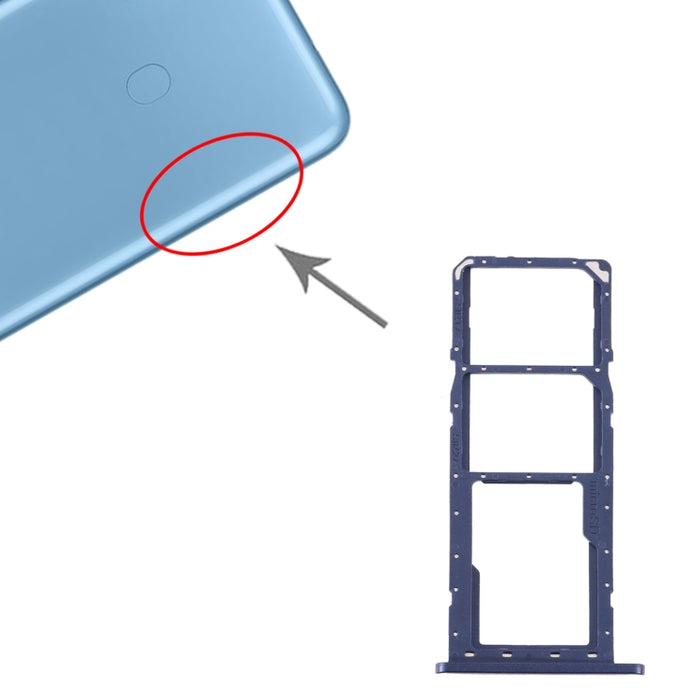 Para Samsung Galaxy A11 SM-A115 Bandeja de tarjeta SIM + Bandeja de tarjeta SIM + Bandeja de tarjeta Micro SD