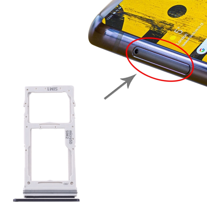 Para Samsung Galaxy Note 10 Lite SM-N770 Bandeja de tarjeta SIM + Bandeja de tarjeta SIM / Bandeja de tarjeta Micro SD