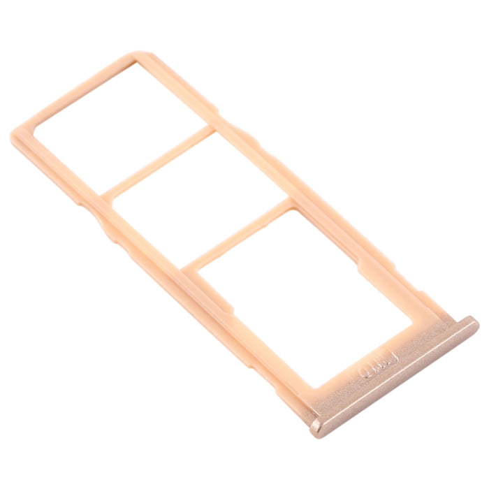 Para Samsung Galaxy M10 SM-M105 Bandeja de tarjeta SIM + Bandeja de tarjeta SIM + Bandeja de tarjeta Micro SD