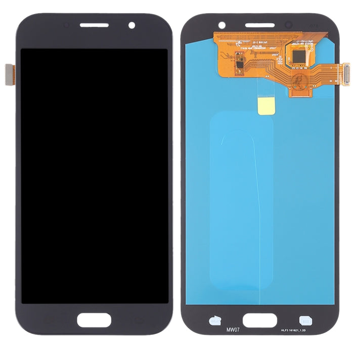 Pantalla LCD y ensamblaje completo del digitalizador (material OLED) para Galaxy A7 (2017), A720F, A720F/DS