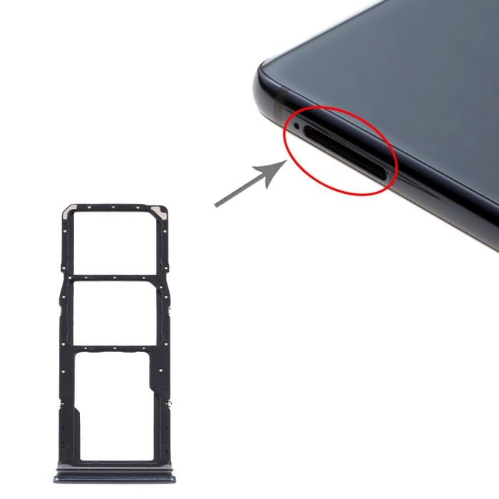 Para Samsung Galaxy A9 (2018) SM-A920 Bandeja Tarjeta SIM + Bandeja Tarjeta SIM + Bandeja Tarjeta Micro SD