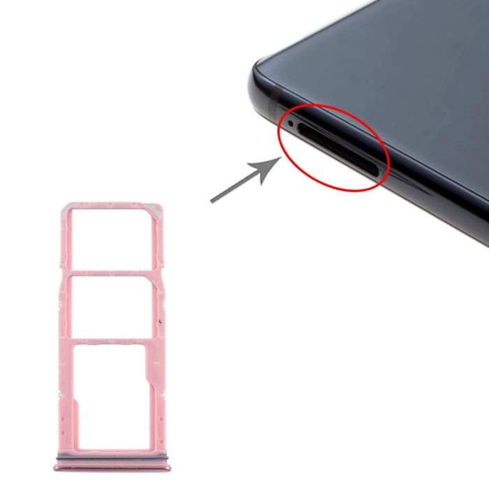 Para Samsung Galaxy A9 (2018) SM-A920 Bandeja Tarjeta SIM + Bandeja Tarjeta SIM + Bandeja Tarjeta Micro SD