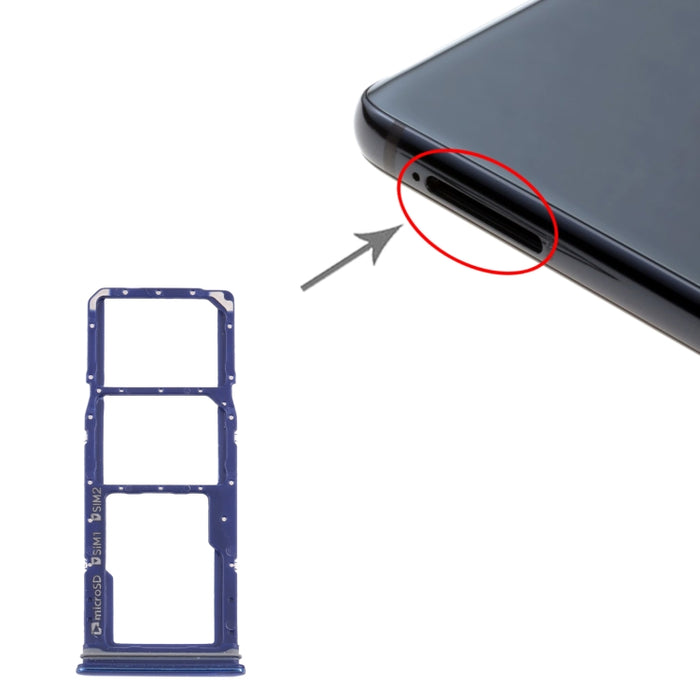 Para Samsung Galaxy A9 (2018) SM-A920 Bandeja Tarjeta SIM + Bandeja Tarjeta SIM + Bandeja Tarjeta Micro SD
