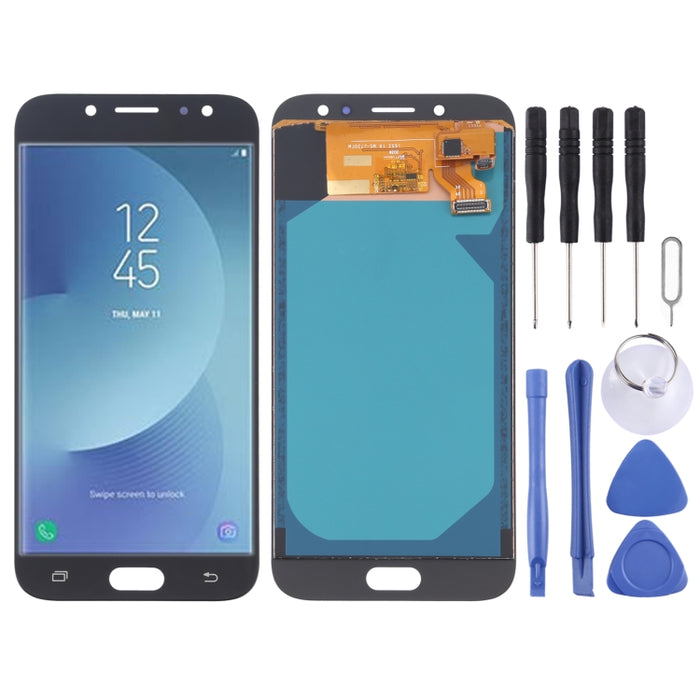 Pantalla LCD de material TFT y ensamblaje completo del digitalizador para Galaxy J7 (2017) / J7 Pro / J730F/DS, J730FM/DS, AT&T