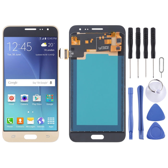 Pantalla LCD de material TFT y ensamblaje completo del digitalizador para Galaxy J5 (2015) J500F, J500FN, J500F/DS, J500G, J500M