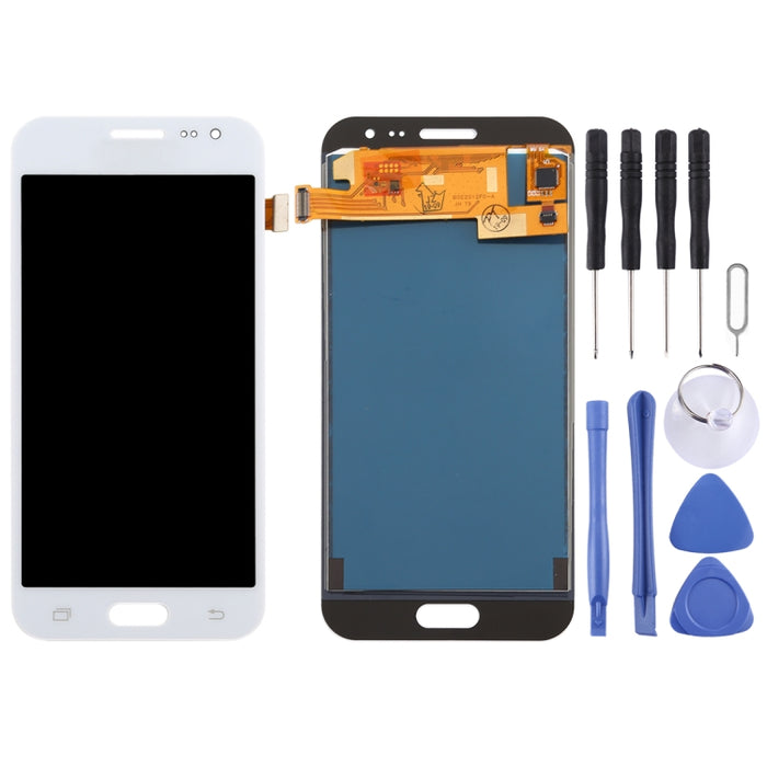 Pantalla LCD de material TFT y ensamblaje completo del digitalizador para Galaxy J2 (2015) / J200F / J200Y / J200G / J200H / J200GU