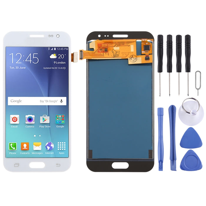 Pantalla LCD de material TFT y ensamblaje completo del digitalizador para Galaxy J2 (2015) / J200F / J200Y / J200G / J200H / J200GU