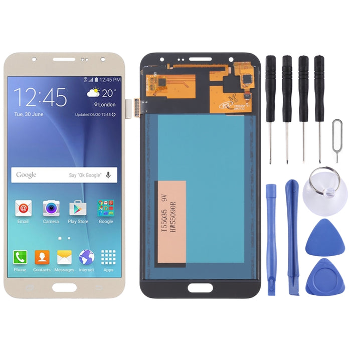 Pantalla LCD de material TFT y ensamblaje completo del digitalizador para Galaxy J7 (2015) / J700F, J700F/DS, J700H/DS, J700M, J700M/DS, J700T, J700P