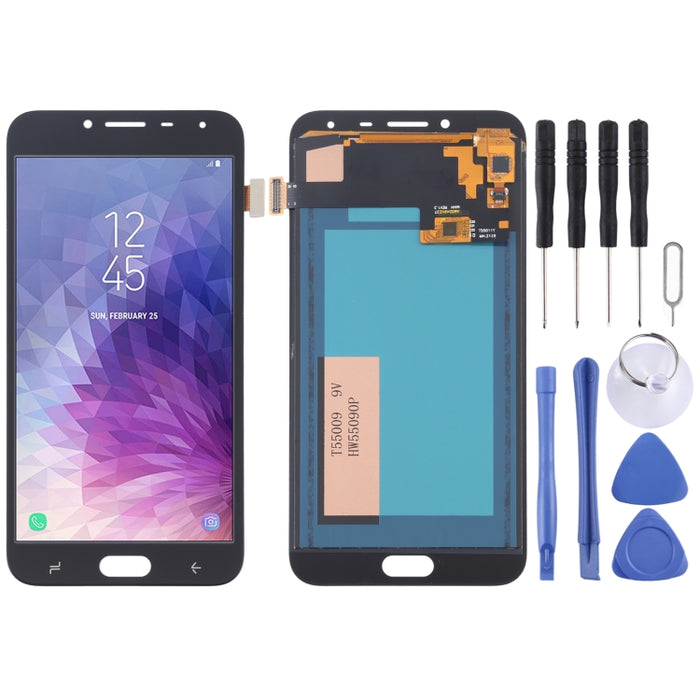 Pantalla LCD de material TFT y ensamblaje completo del digitalizador para Galaxy J4 (2018) J400F/DS, J400G/DS