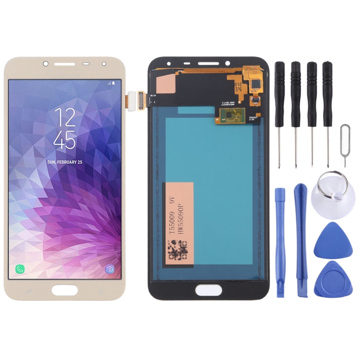 Pantalla LCD de material TFT y ensamblaje completo del digitalizador para Galaxy J4 (2018) J400F/DS, J400G/DS