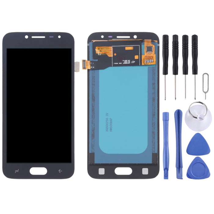 Pantalla LCD de material TFT y ensamblaje completo del digitalizador para Galaxy J2 Pro (2018) J250F/DS