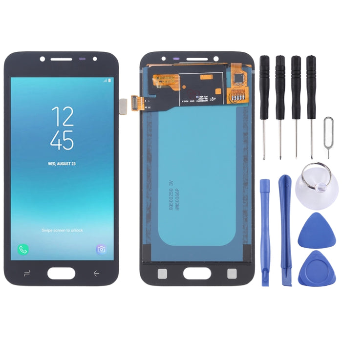 Pantalla LCD de material TFT y ensamblaje completo del digitalizador para Galaxy J2 Pro (2018) J250F/DS