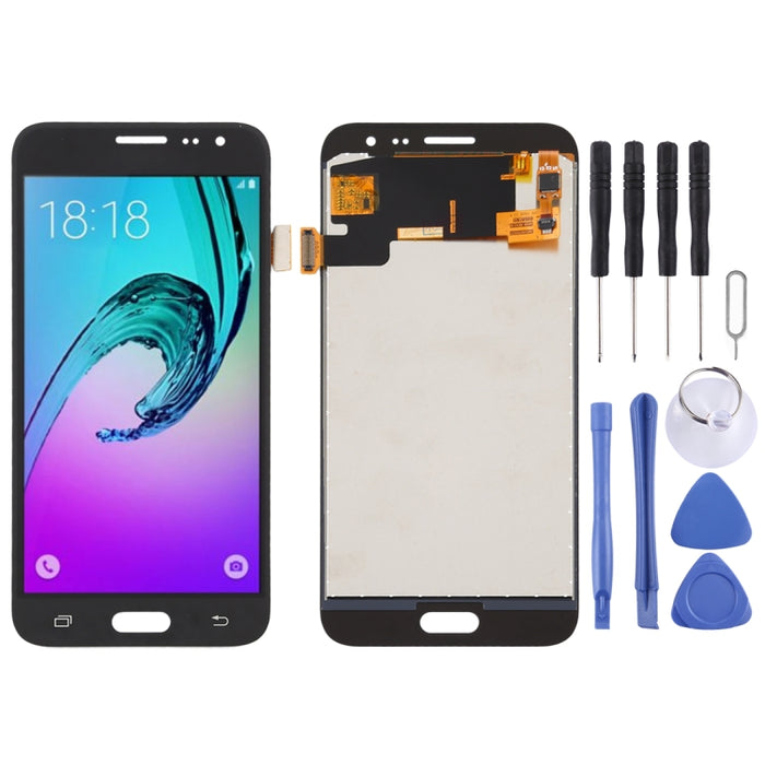 Pantalla LCD de material TFT y ensamblaje completo del digitalizador para Galaxy J3 (2016) J320FN, J320F, J320G, J320M, J320A, J320V, J320P
