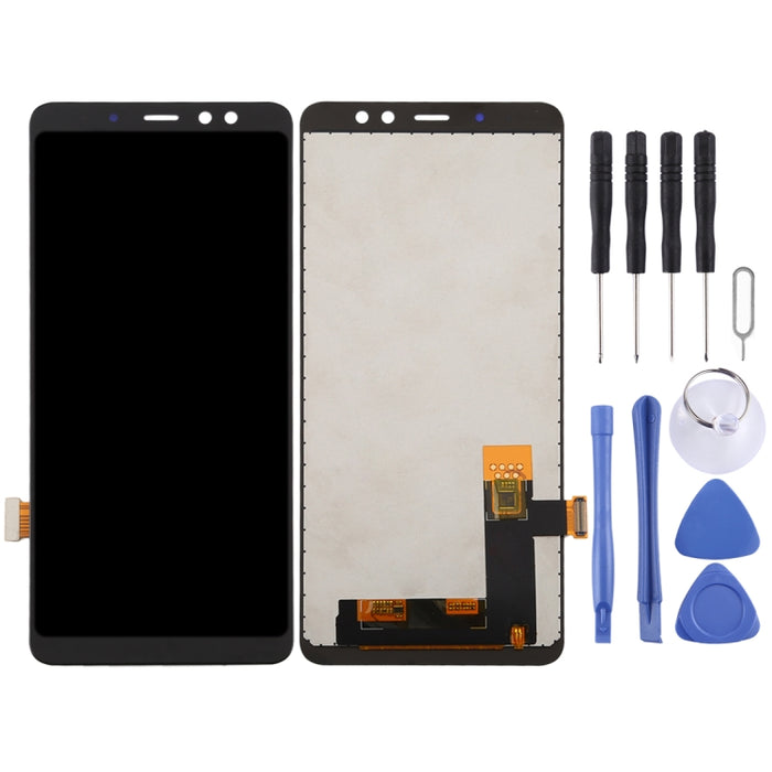Pantalla LCD incell y ensamblaje completo del digitalizador (media pantalla) para Galaxy A8+ (2018) A730F, A730F/DS