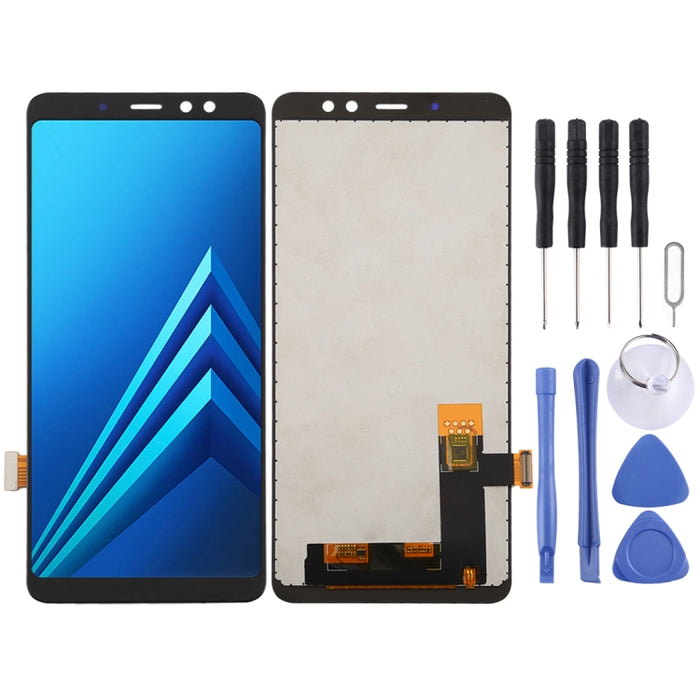 Pantalla LCD incell y ensamblaje completo del digitalizador (media pantalla) para Galaxy A8+ (2018) A730F, A730F/DS