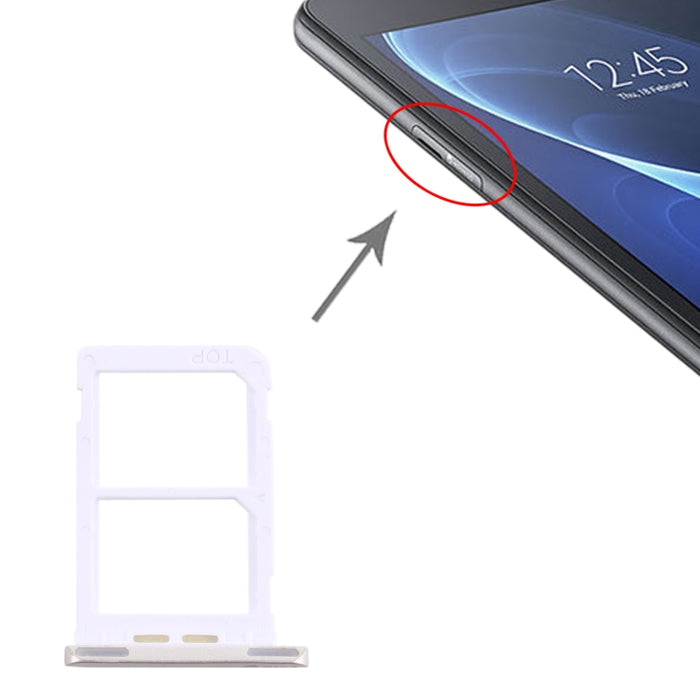 Para Samsung Galaxy Tab A 7.0 (2016) SM-T285 Bandeja de tarjeta SIM + Bandeja de tarjeta SIM