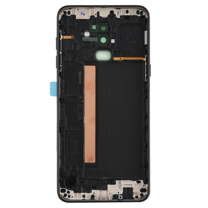 Para Galaxy J8 (2018), J810F/DS, J810Y/DS, J810G/DS Contraportada con teclas laterales y lente de cámara