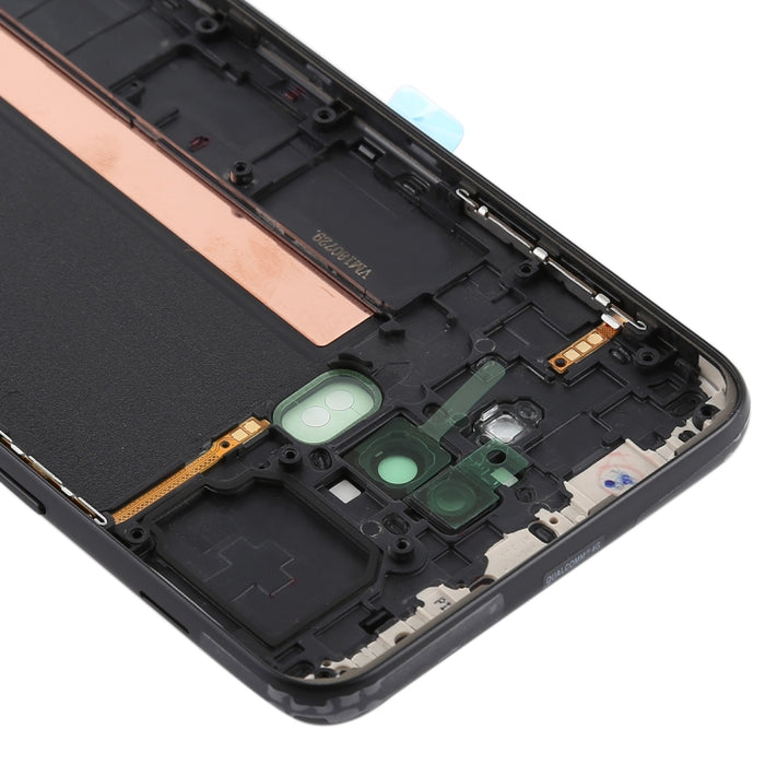 Para Galaxy J8 (2018), J810F/DS, J810Y/DS, J810G/DS Contraportada con teclas laterales y lente de cámara