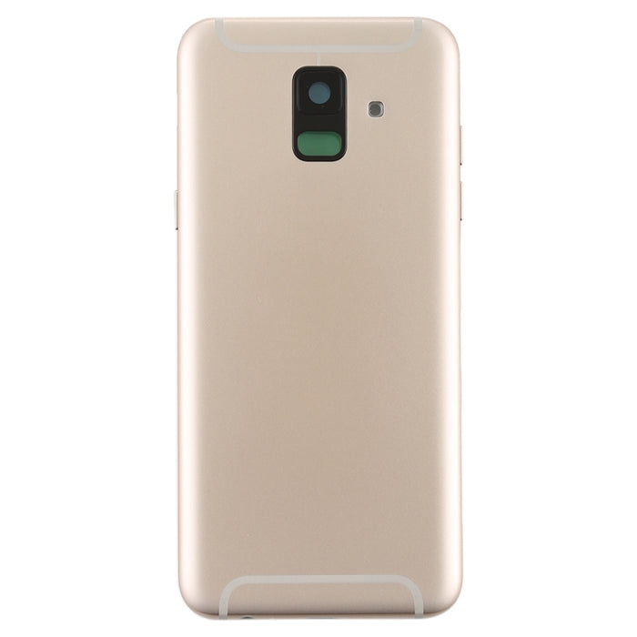 Para Galaxy A6 (2018) / A600F Contraportada con teclas laterales y lente de cámara