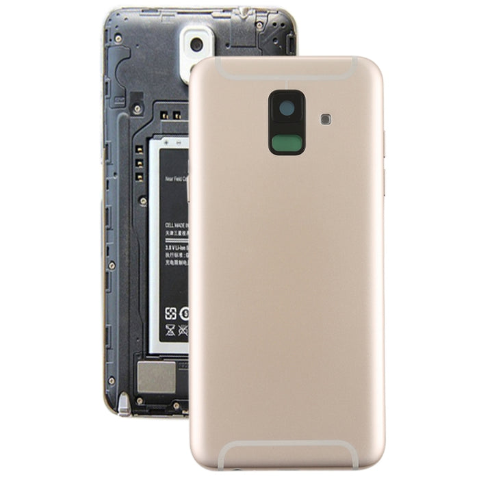 Para Galaxy A6 (2018) / A600F Contraportada con teclas laterales y lente de cámara