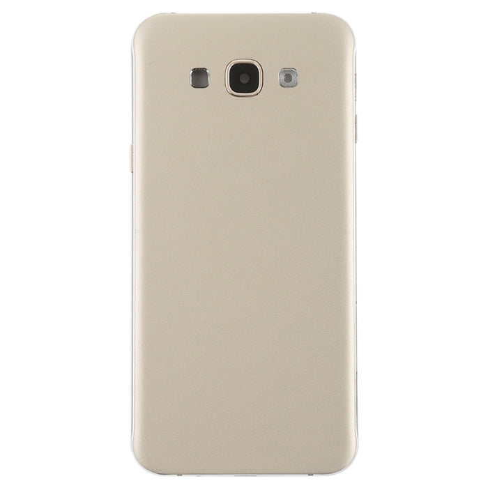 Para Galaxy A8 Contraportada con teclas laterales y lente de cámara