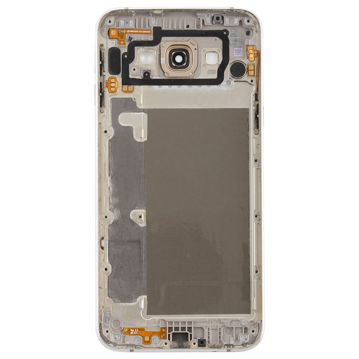 Para Galaxy A8 Contraportada con teclas laterales y lente de cámara