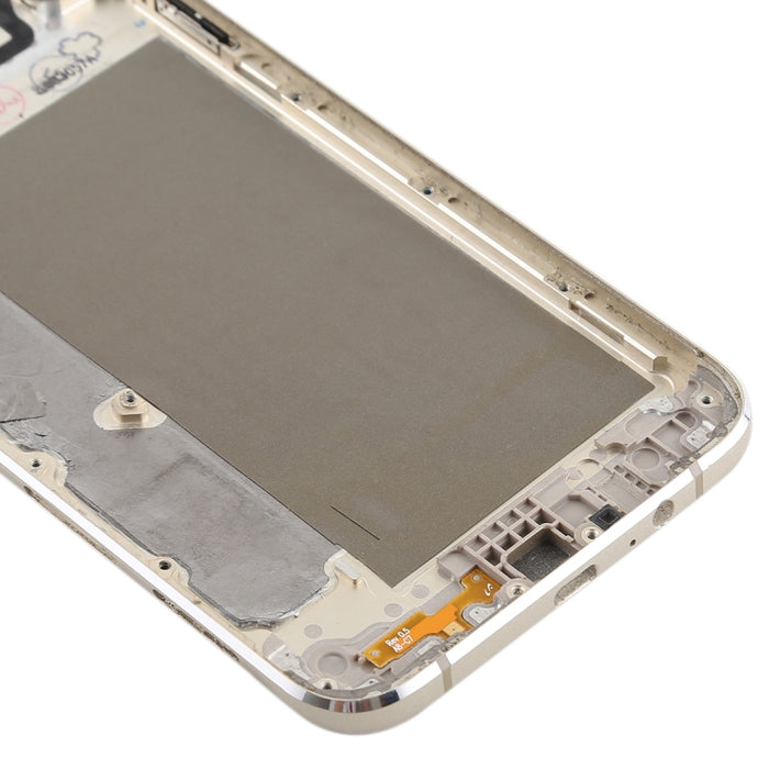 Para Galaxy A8 Contraportada con teclas laterales y lente de cámara