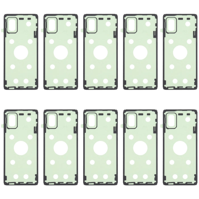 Para Samsung Galaxy A71 10 piezas adhesivo de cubierta trasera