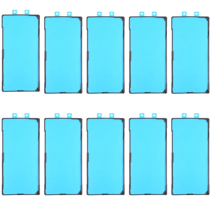 Para Samsung Galaxy Note20 Ultra 10 piezas adhesivo de cubierta trasera