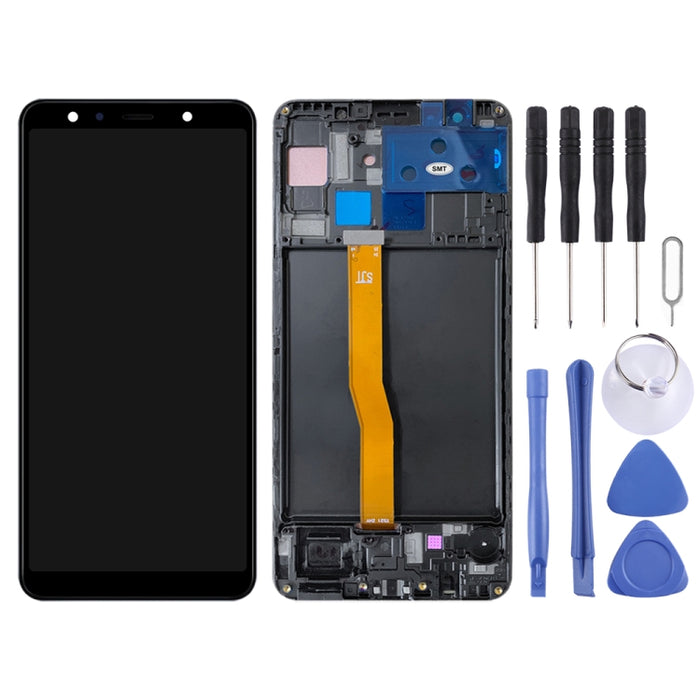 Pantalla LCD Original y Digitalizador Completo con Marco para Samsung Galaxy A7 (2018) SM-A750