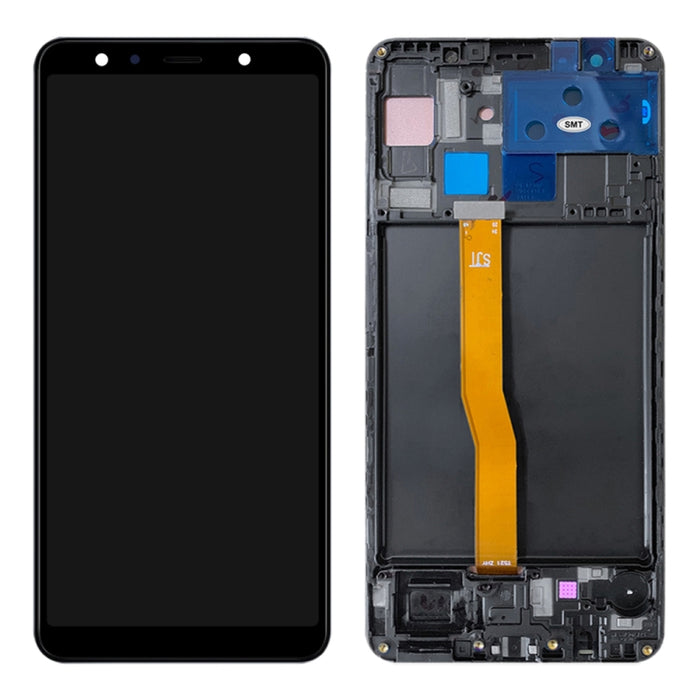 Pantalla LCD Original y Digitalizador Completo con Marco para Samsung Galaxy A7 (2018) SM-A750