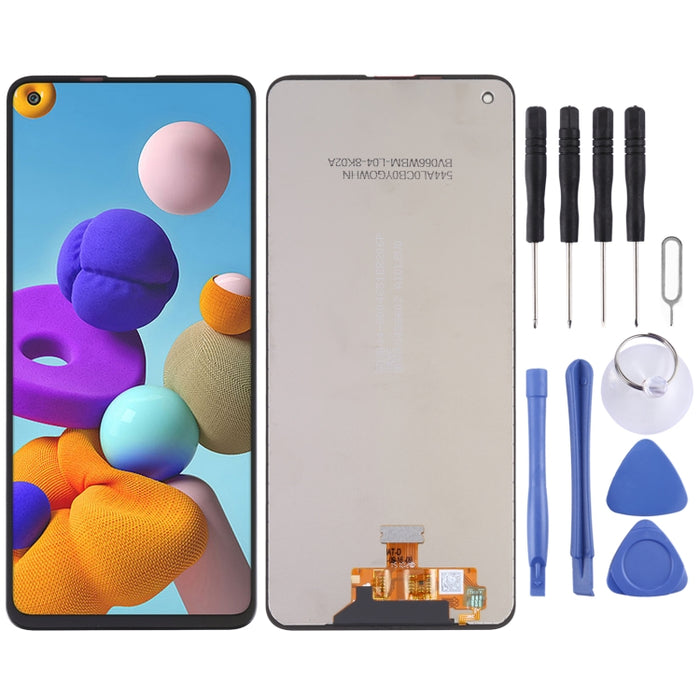 Pantalla LCD Original y Montaje Completo del Digitalizador para Samsung Galaxy A21s SM-A217