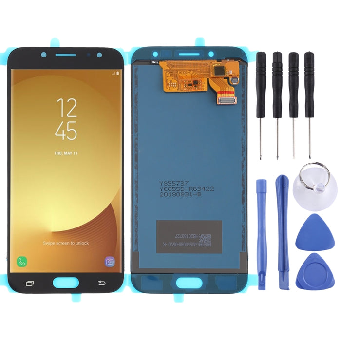 Pantalla LCD y ensamblaje completo del digitalizador (material TFT) para Galaxy J7 (2017), J730F/DS, J730FM/DS