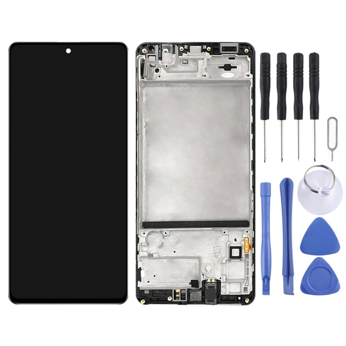 Pantalla LCD Original Y Montaje Completo Del Digitalizador Con Marco Para Samsung Galaxy M51 SM-M515
