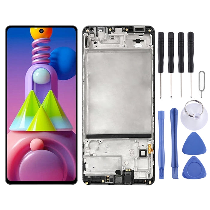 Pantalla LCD Original Y Montaje Completo Del Digitalizador Con Marco Para Samsung Galaxy M51 SM-M515